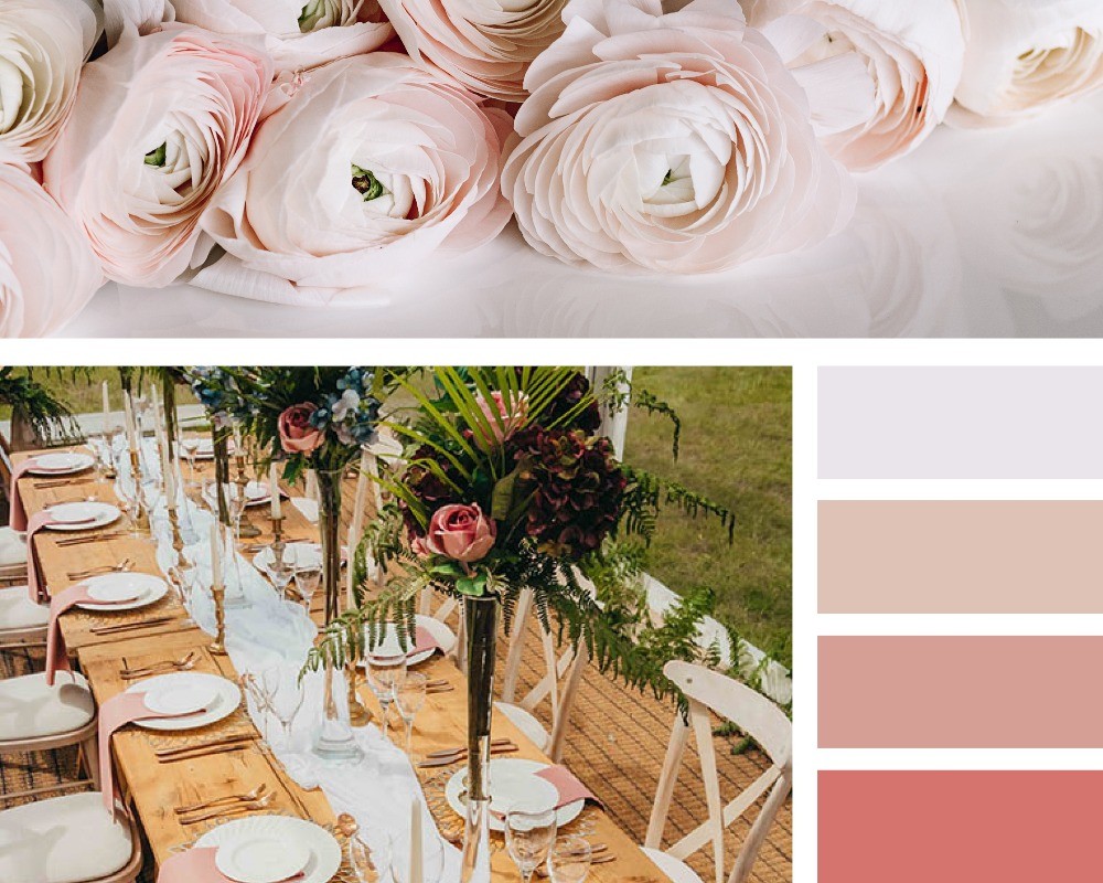 The hottest colour trends for weddings in 2020 - Co-Ordination Event Hire