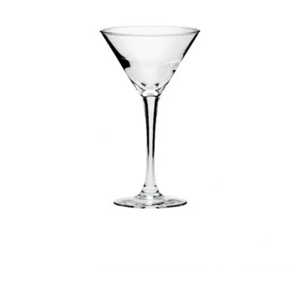 A martini glass