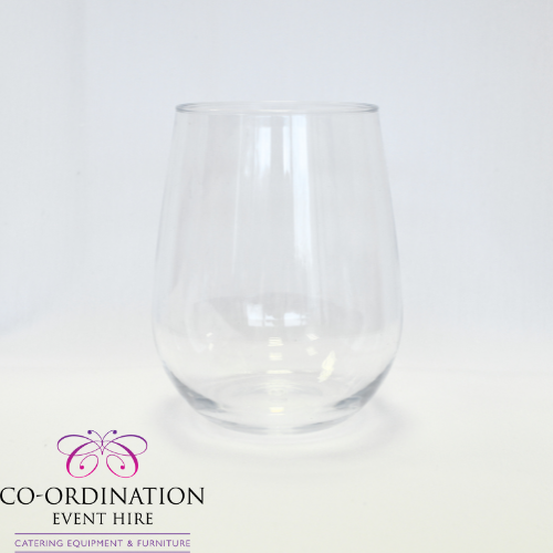 Stemless Plastic Wine Glass Hire Co Ordination Event Hire